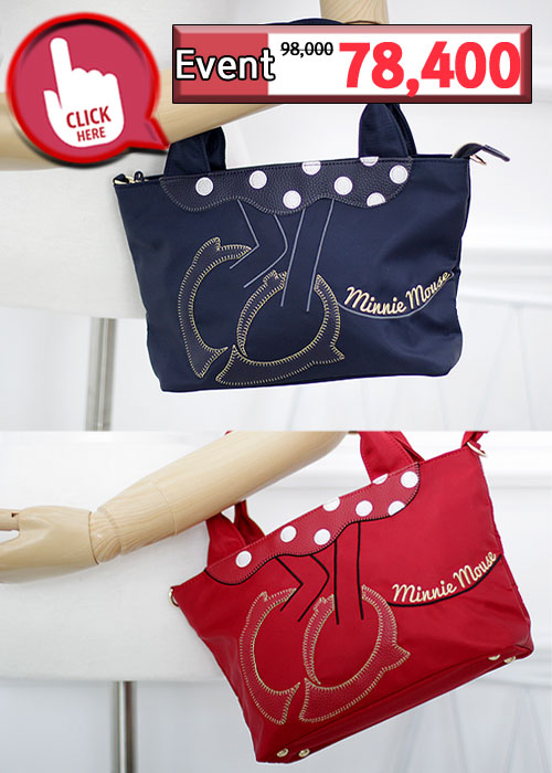 스팍스 디즈니 여성 가방 나일론 100%로 가벼운 핸드백 크로스백 가방