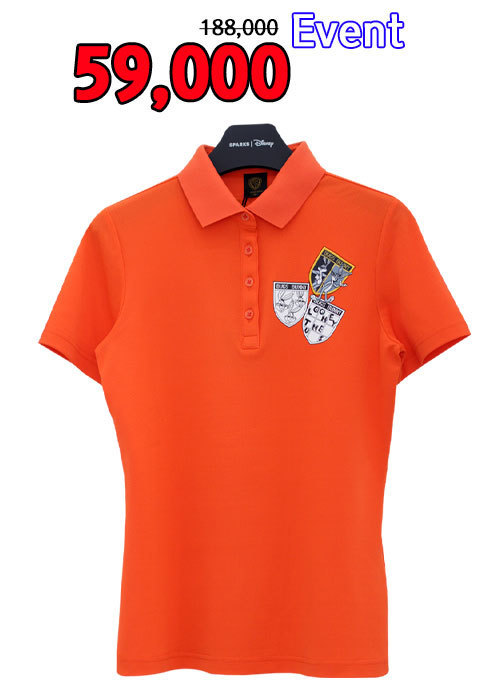 스팍스 디즈니 골프 워너 깔끔하고 정말 시원한 카라 티셔츠 WI2LTS031