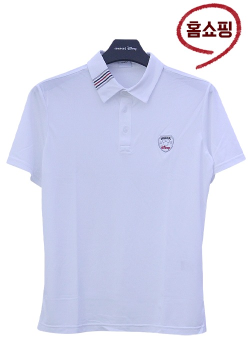 디즈니 골프 홈쇼핑 깔끔하고 착용감 좋은 남성 티셔츠 HL2MTS090