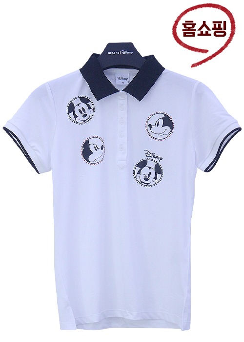 디즈니 골프 홈쇼핑 착용감 좋고 시원한 여성 티셔츠 HL2LTS090